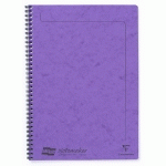 NOTEMAKER EUROPA CAHIER RELIURE INTÉGRALE A4 120 PAGES DÉTACHABLES LIGNÉ - LILAS - LOT DE 10