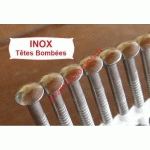 POINTES 20° INOX ANNELEES TB 3.1X55 BOITE DE 2000