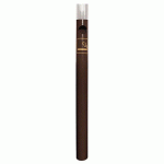 POTELET CENDRIER Ø76 MM POMMEAU INOX BROSSÉ ZINC MARRON 8017 - PROCITY