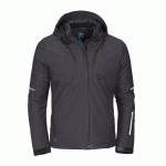 PROJOB 3412 SOFTSHELL PRIO FEMME A CAPUCHE GRIS - TAILLE XL