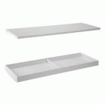 SOCLE ET DESSUS POUR TRIEUR DE CLASSEMENT 20 CASES GRIS