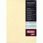 BOÎTE DE 100 FEUILLES DECADRY -  FORMAT 21X29.7 CM - 95 G - PARCHEMIN CHAMPAGNE