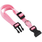 FERPLAST - CLUB C COLLIER EN NYLON POUR CHIENS, DE DIFFÉRENTES TAILLES ET COULEURS. VARIANTE C10/25 - MESURES: A: 18-25 CM B: 10 MM - ROSE - ROSE