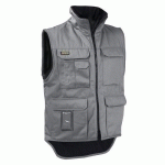 GILET SANS MANCHES HIVER GRIS TAILLE S - BLAKLADER