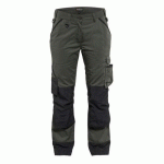 PANTALON DE TRAVAIL PAYSAGISTE FEMME VERT ARMÉE/NOIR TAILLE 48 - BLAKLADER