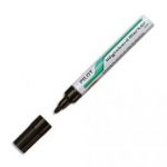 PILOT MARQUEUR EFFAÇABLE À SEC POUR TABLEAUX BLANCS POINTE OGIVE CORPS ALUMINIUM ENCRE NOIRE WBMA-TM