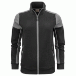 PRINTER PRIME PRIME SWEATSHIRT FULLZIP FEMMES NOIR/GRIS ACIER - TAILLE XXXL