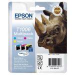 EPSON CARTOUCHE D'ENCRE RHINOCÉROS T1006 (C13T10064010) - DURABRITE ULTRA - MULTIPACK - COULEUR: TRICOLORE (LOT DE 3  CARTOUCHES)