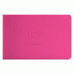 LOT DE 10 - CROK'BOOK CARNET PIQUÉ 24F 17X11CM 90G I - FUCHSIA
