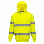 PORTWEST B304 SWEATSHIRT HAUTE VISIBILITÉ À CAPUCHE JAUNE - TAILLE XXL
