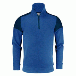 PRINTER PRIME PRIME SWEATSHIRT HALFZIP UNISEX COBALT/MARINE - TAILLE XXXXXL