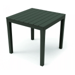 DMORA - TABLE D'EXTÉRIEUR VICENZA, TABLE DE JARDIN CARRÉE, TABLE FIXE INTÉRIEURE ET EXTÉRIEURE, 100% MADE IN ITALY, 100% MADE IN ITALY, CM 78X78H72,