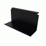 TABLETTE POUR ÉTAGÈRES YOUK - POSE LATÉRALE - NOIR KESSEBÖHMER