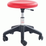 TABOURET BETA OCTOPUS - IMITATION CUIR - MEDIUM - ROUGE - GLOBAL PROFESSIONAL SEATING