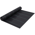 TOILE DE PAILLAGE NOIR PP, 2X100 M - 2X100 M