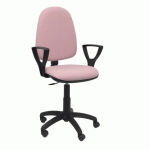 CHAISE DE BUREAU AYNA - ACCOUDOIRS FIXES - ROSE