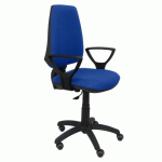 CHAISE DE BUREAU ELCHE - ACCOUDOIRS FIXES - BLEU