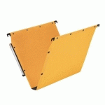 LOT DE 25 - DOSSIER SUSPENDU POUR ARMOIRES KRAFT ULTIMATE AZV ELBA FOND 30 MM JAUNE