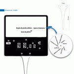 ETIQUETTES TRAD'ETIQ  NOIRES POISSON XL À  ROUES ET À  PIQUE