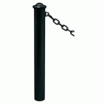 POTELET PROVINCE Ø114 MM CHAINES 1 ANNEAU AGORA NOIR 9005 - PROCITY