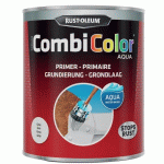 PRIMAIRE ANTIROUILLE - SANS SOLVANTS - COMBICOLOR AQUA PRIMER - BRUN - 0,75L RUST-OLEUM