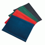 LOT DE 5 - PROTÈGE-DOCUMENTS BRUNEAU PVC OPAQUE A4 10 POCHETTES - 20 VUES COULEURS ASSORTIES