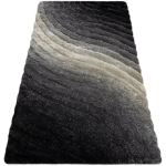 TAPIS MODERNE FLIM 006-B1 SHAGGY, VAGUES - STRUCTURAL GRIS GREY 120X160 CM