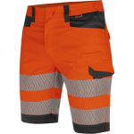 BERMUDA DE TRAVAIL HAUTE-VISIBILITÉ FLUO ORANGE/ANTHRACITE WÜRTH MODYF 52 - ORANGE