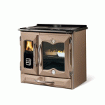CUISINIÈRE À BOIS EN FONTE ÉMAILLÉE 9 KW - SUPREMA.16 - TORTORA LA NORDICA EXTRAFLAME