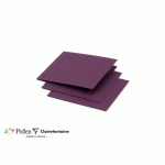 LOT DE 2 - PAQUET DE 25 CARTES PLIÉES POLLEN 116X116MM 210G/M² - CASSIS