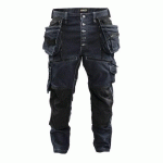 PANTALON DE TRAVAIL X1900 ARTISAN CORDURA® DENIM STRETCH TAILLE 44 - BLAKLADER