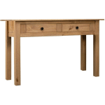 TABLE CONSOLE 110X40X72 CM PIN SOLIDE GAMME PANAMA