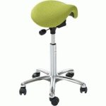 MINI SIÈGE - TISSU 3D - BAS - ROULETTESEASY ROLLING - VERT - GLOBAL PROFESSIONAL SEATING