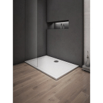 AICA SANITAIRE - AICA RECEVEUR DE DOUCHE EXTRA PLAT 150X80CM RÉSINE ET CHARGES MINÉRALES BLANC RECTANGLE