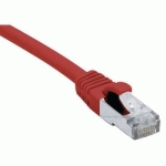 CORDON RJ45 CATÉGORIE 6A F/UTP LSOH SNAGLESS ROUGE - 15 M