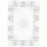 DENTELLE RECTANGLE EN PAPIER BLANC 200MM X 300MM (X250) FIRPLAST