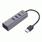 I-TEC USB 3.0 METAL 3-PORT - CONCENTRATEUR (HUB) - 3 PORTS