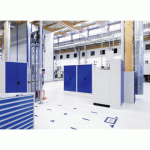 LISTA - ARMOIRE À PORTES BATTANTES (HXLXP) 195 X 100 X 40 CM KEY LOCK R7035