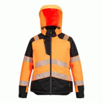 PORTWEST T162 PARKA HV FEMMES PW3 ORANGE/NOIR - TAILLE XXXL