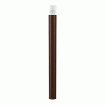 POTELET AGGLO HAUTE VIS. Ø102 MM ZINC MARRON 8017/BLANC 9010 - PROCITY