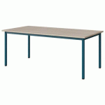 TABLE MALIBU 160X80 T4 4P STRA ABS ACACIA/BLEU 5025