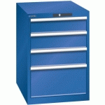 ARMOIRE BLEU SÉCU. 564X725X850 AVEC 4 TIR. 75KG _ 78.525.100 - LISTA