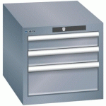 ARMOIRES À TIROIRS GRIS 411X572X383 AVEC 3 TIROIRS 75KG - LISTA