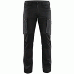 PANTALON DE TRAVAIL SERVICES STRETCH NOIR TAILLE 46 - BLAKLADER
