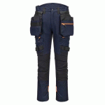 PORTWEST DX440 PANTALON DX4 POCHES FLOTTANTES DÉMONTABLES MARINE - TAILLE 34 - STANDARD