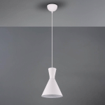 REALITY LEUCHTEN SUSPENSION ENZO, À UNE LAMPE, Ø 20 CM, BLANCHE