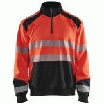 SWEAT COL CAMIONNEUR HAUTE-VISIBILITÉ TAILLE 4XL - BLAKLADER