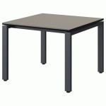 TABLE MALIBU 80X80 T3 SOUDÉ ST ANTIB GRIS U727/NO GRIS 7016