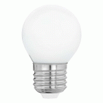 EGLO AMPOULE LED E27 G45 4W, BLANC CHAUD, OPALE