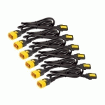 APC , POWER CORD KIT (6 EA), LOCKING, C13 TO C14, 1.2M
